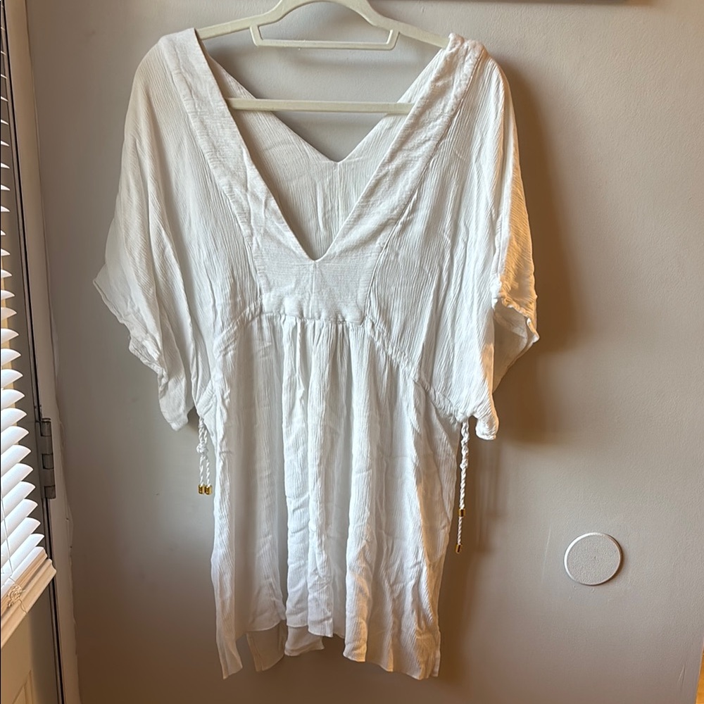 Ralph Lauren white beach cover up
